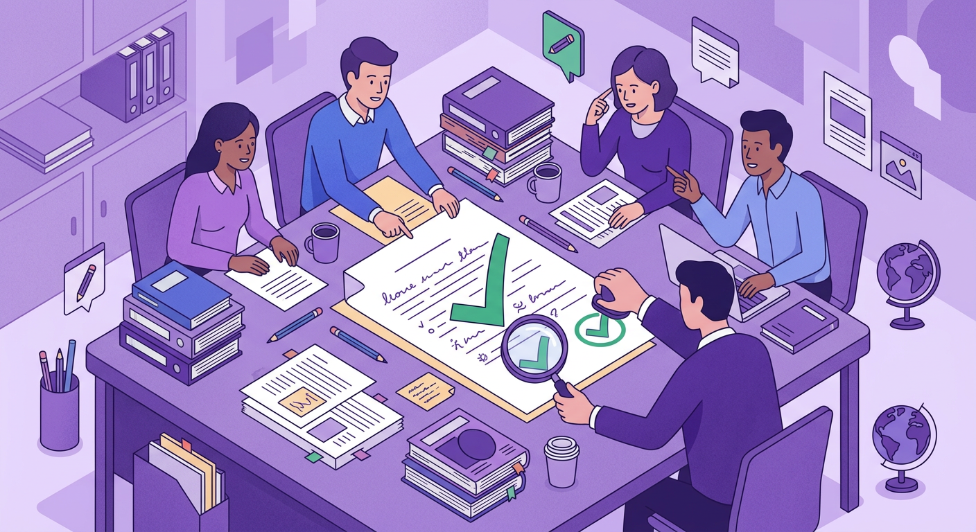 지속적인 검토 및 데이터 업데이트