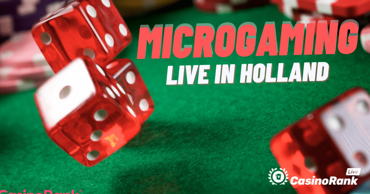 Microgaming, 네덜란드에 온라인 슬롯 및 라이브 카지노 게임 도입